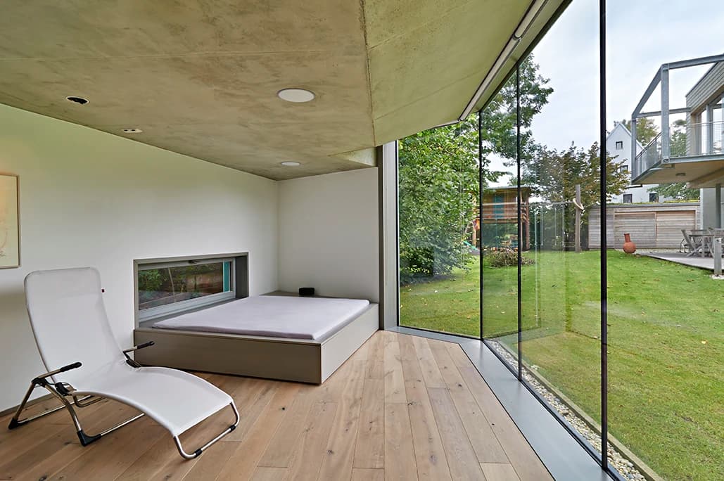 Gartenhaus mit Sauna Neubau einer Sauna